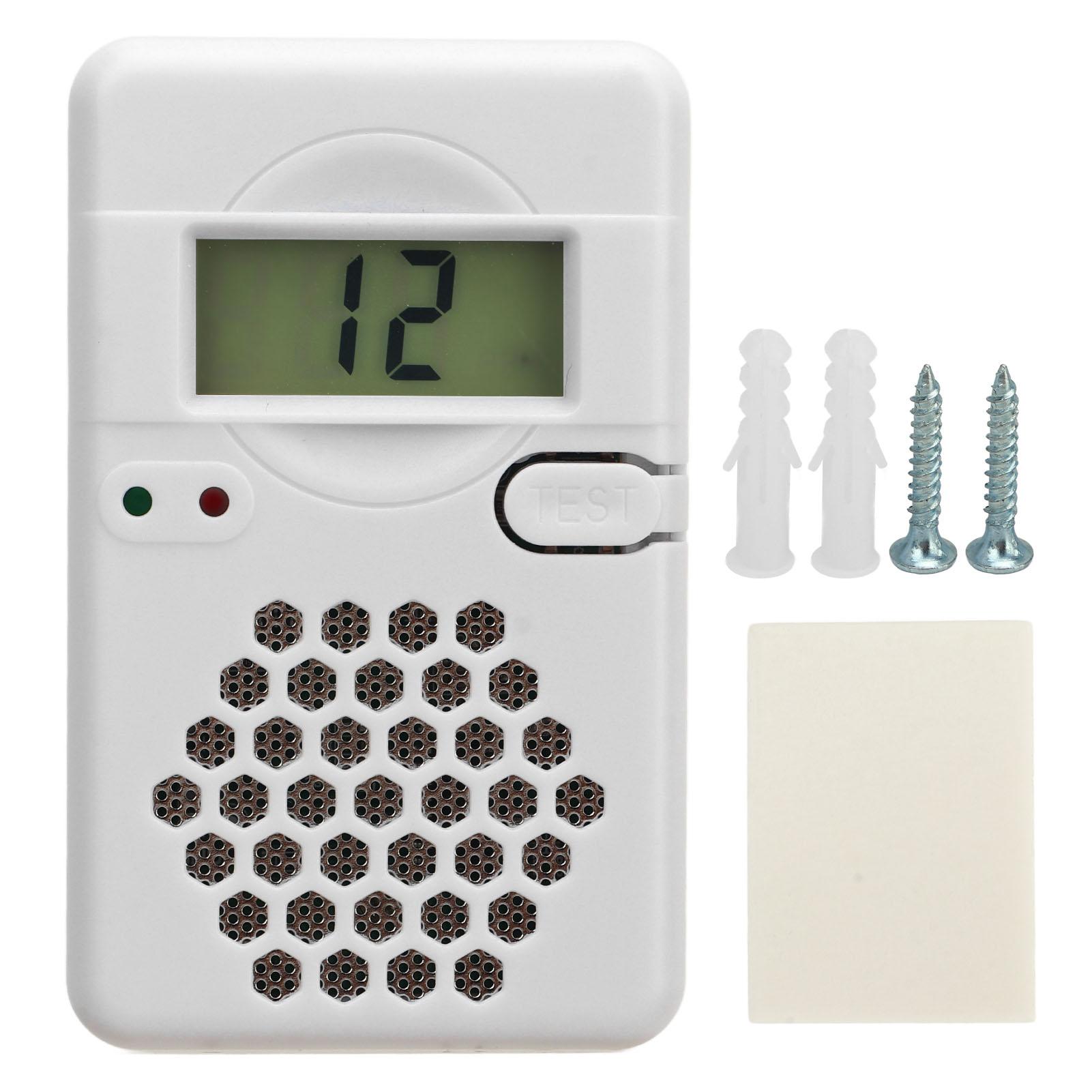 

CO Detector Air Quality Monitor Tester LED Light with Sound Alarm for Home Indoor