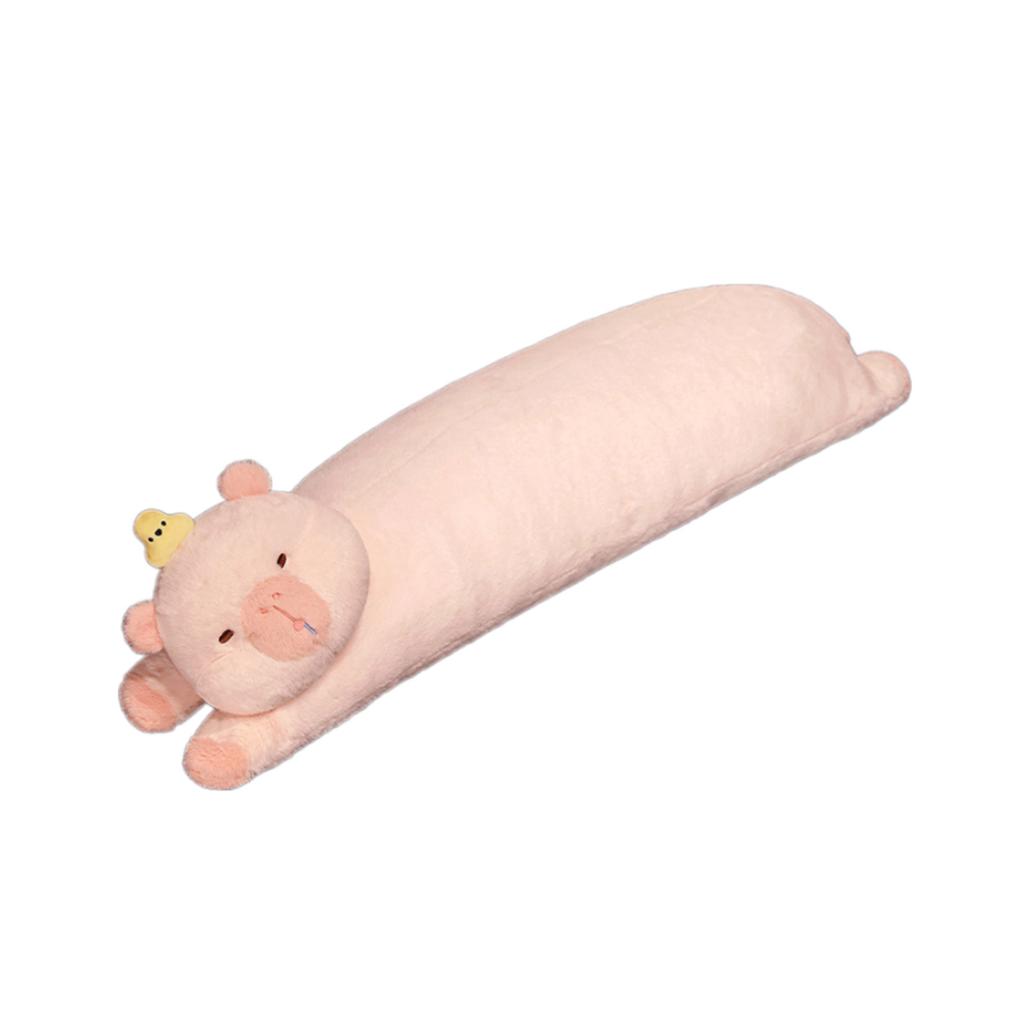Long Plush Capybara Body Pillow Offering Exceptional Comfort And Support Stuffed Animals Plushies For All Ages Warm Hue