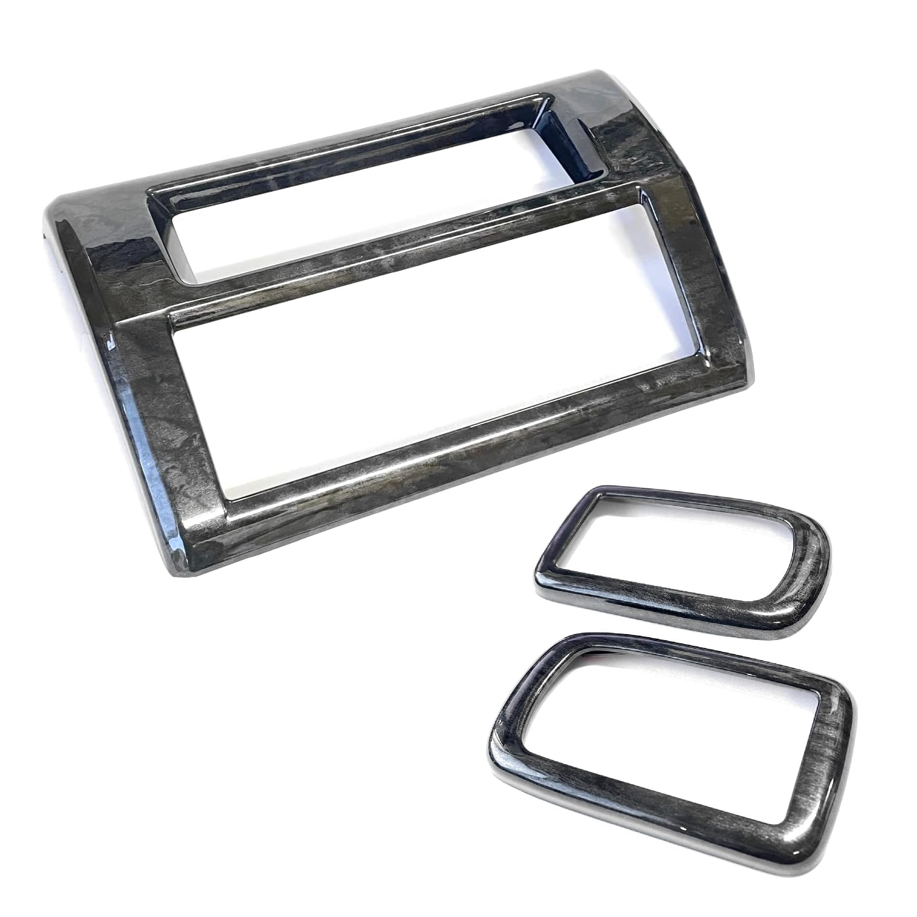 

CGP Front Center Cluster Panel and Door Black Wood Set for Early Model Hijet Sambar and Pixis Truck Bezel, Grain, 3-Piece (S500P/S510P) Truck, Jumbo, чёрный