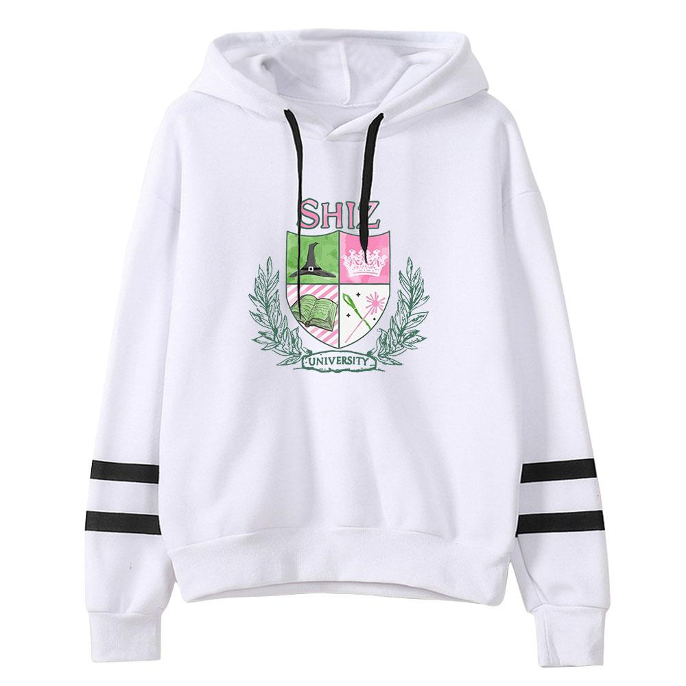 Wicked Musical Shiz University Vintage 90s Pullover Hoodie Fashion Merch Hoodie Pullover Sport Sweatshirt Streetwear Sweatshirt