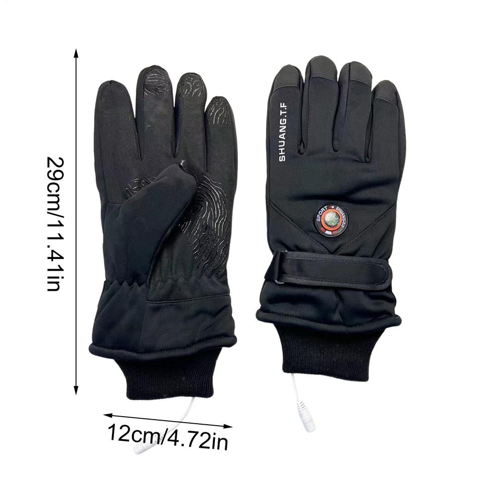 USB Heating Gloves Hand Warmer Touchscreen Electric Heated Gloves for Men Women Outdoor Activities Sports Cycling Skiing