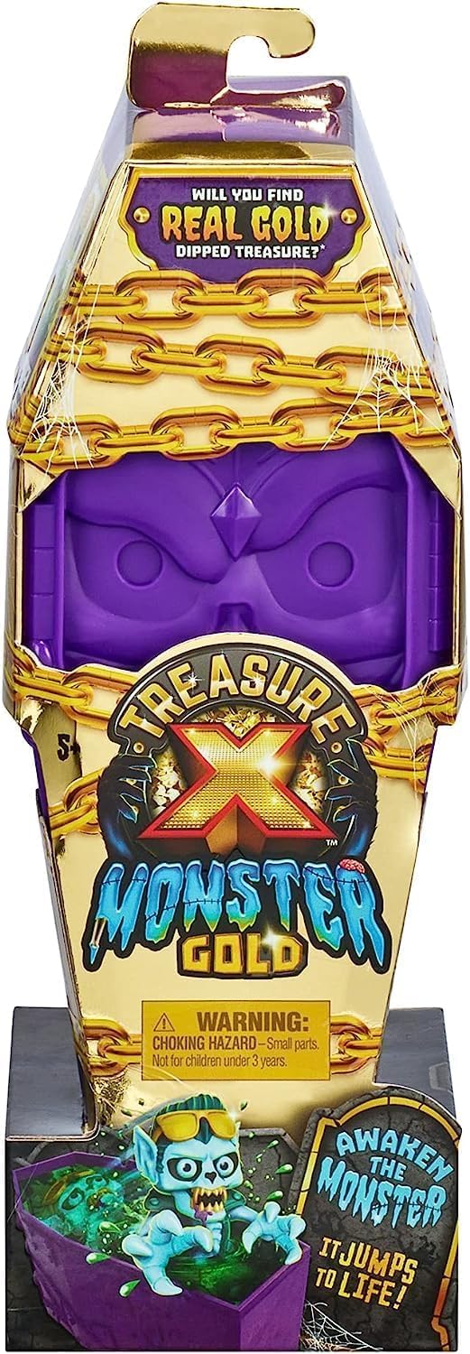 

Treasure X Treasure X Monster Gold Toy Treasure Figure Spider Web Coffin 13 Level Adventure [Предмет]