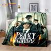 2025 New Tommy Shelby P-Peaky B-Blinders Soft Blanket,Soft Throw Blanket for Home Bedroom Bed Sofa Picnic Travel Cover Gift