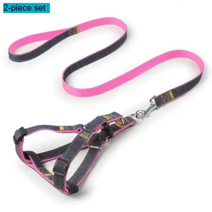 Dog Leash Dog Collar Large Small Chain Teddy Golden Retriever Walking Dog Rope Pet Supplies