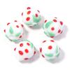 5pcs/lot Colored Strawberry Shaped Lampwork Beads Loose Spacer Glass Beads For DIY Charms Bracelet Earrings Jewelry Accessories