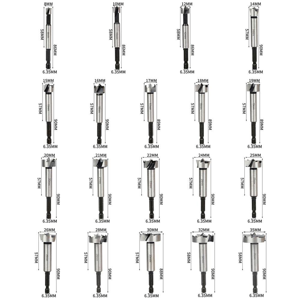 1Pcs High Carbon Steel Forstner Boring Drill Bits Wood Hole Opener  for Wood Drilling