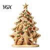 Artistic Room Ornaments Fairy Tale Little Boy and Fox Wooden Figurine, Rustic Desktop Statue, Carved Holiday Window Decorations Sculpture Ornament for