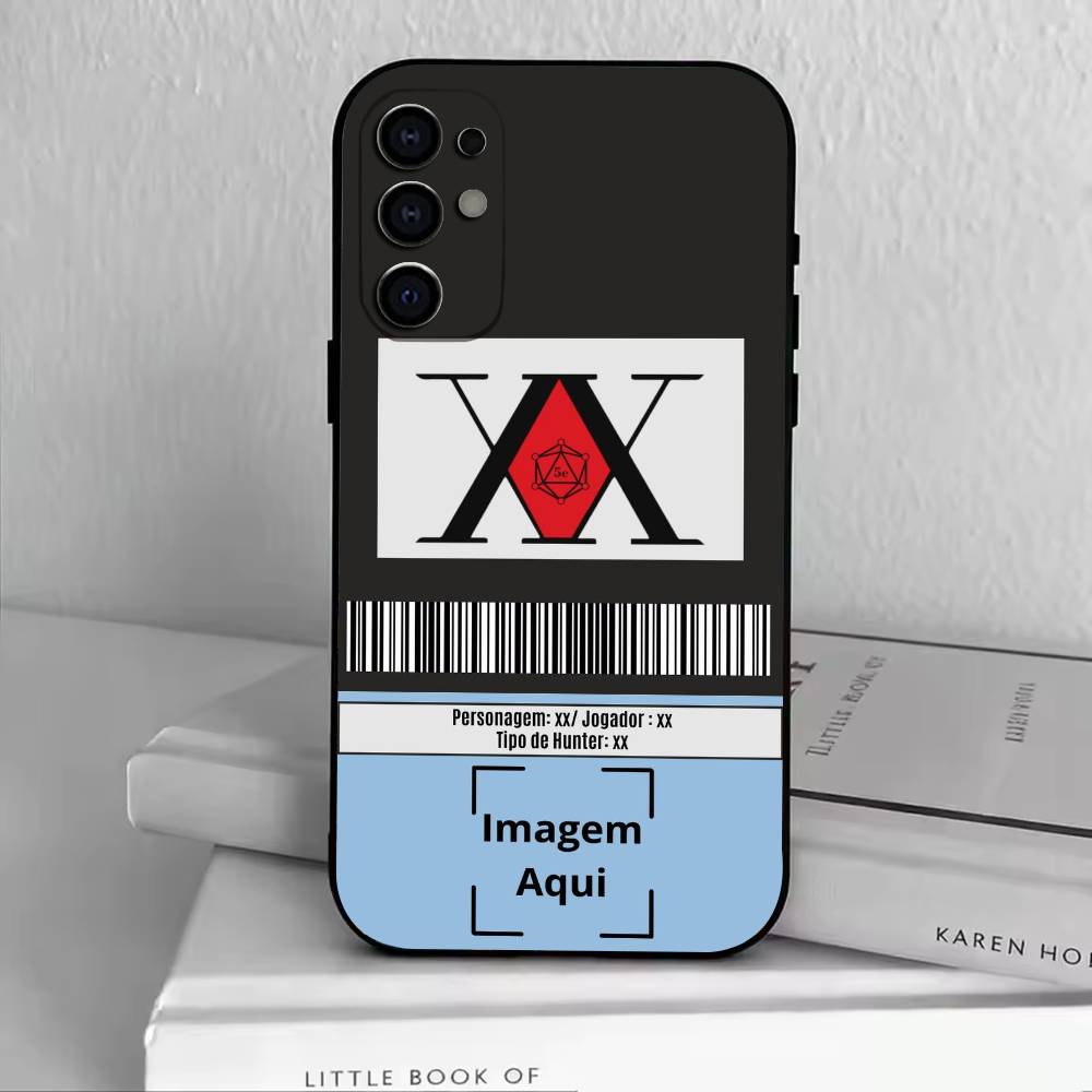 Custodia per Telefono HxH Hunter X License Silicone Nero Morbido Per Samsung S25,S24,S21,S22,S23,S30,Ultra,S20,Plus,Fe,Lite