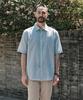Stico Diems Small Check Linen Blend Short Sleeve Shirt_Mint (Easy Fit)_Ddsxb03Ecm