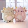 38cm Lovely Soft Stuffed Animals Cuddly Fat Dinosaur Angel With Flying Wings Dolls Plush Baby Dino Toys Baby Kids Appease Gift