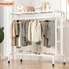 Vertical Clothes Drying & Coat Rack for Balcony or Bedroom