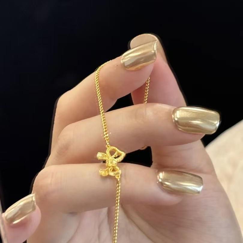 Шикарный браслет с бантом и лошадью: Элегантный китайский стиль, легкая роскошь, ретро-шарм, ювелирные изделия для женщин