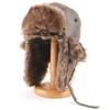 Vinterbomberhatt med öronextra borstad Trapper Flyg [FREESE] Flikar, Varm, Fleece, Hatt, Keps, Läderutseende, Fiske, Utomhus, Herr (JP, Alfabetet,