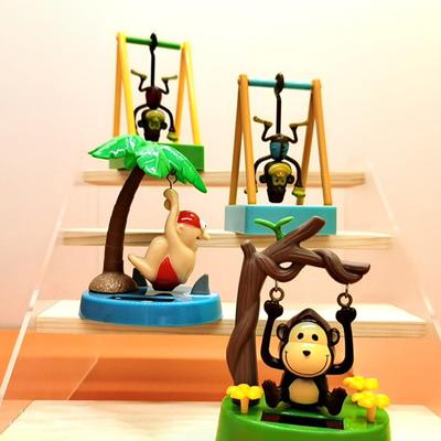 Enfeites solares Boneca Bobblehead Balanço Macaco Presente Crianças Interior Criativo Suprimentos para Carro
