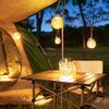 Solar Lantern, 2 Pack Outdoor Lanterns with 30 LED Waterproof Garden Decor Patio Solar Lights Outdoor Decorative Backyard Outdoor Hanging, Warm Light