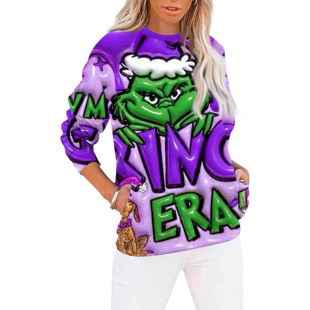Christmas Sweatshirts For Women Sweater Cute Shirt Fall Pullover Top
