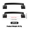 Kitchen Cabinet Handles Durable Cabinet Hardware Handles with Screw Suitable for Offices Restaurants