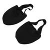 Half Sole Dance Shoe Breathable Stretchy Slip Resistance Half Sole Ballet Slipper for Dance Yoga Practice Black S