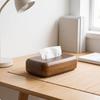 Rectangular Tissue Box Tabletop Wood Decorative for Living Room