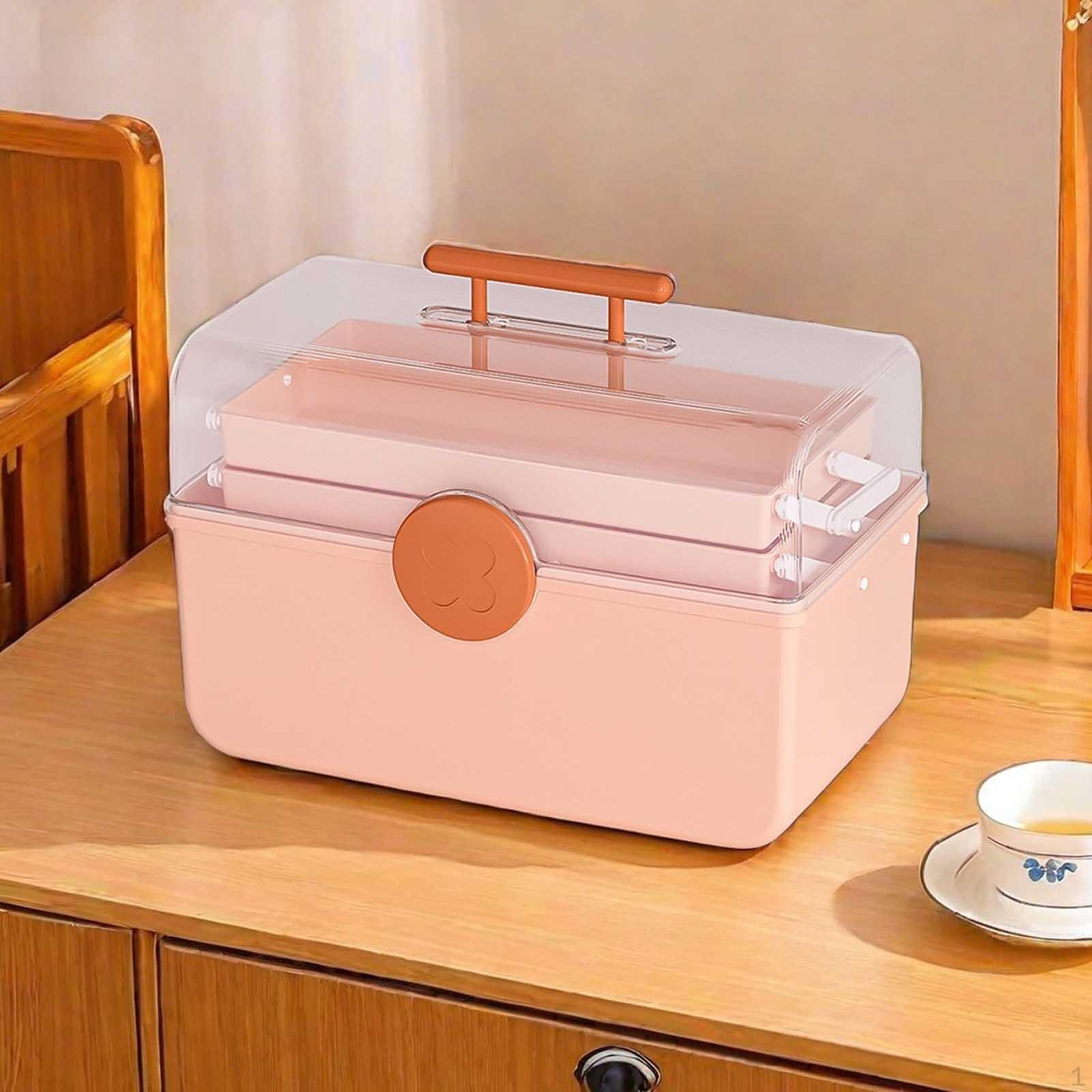 

Ящик для первой помощи, органайзер для шкафа, 3-слойный контейнер для хранения аварийных аптечек