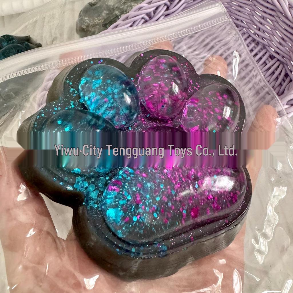 Viral Giant Plush Cat Paw Squishy Toy – Stress-Relief with a Soft, Pinchable Texture