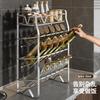 Stainless Steel Kitchen Spice Rack Desktop Organizer Multi-Tier Countertop Storage Shelf No Assembly Required