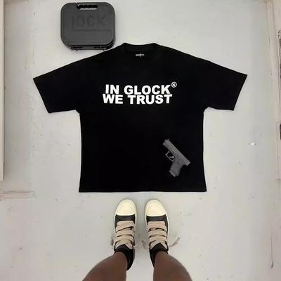 Summer Harajuku Fashion Loose Top Letter Printed Short Sleeved   Men's and Women's Unisex T-shirts