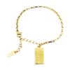 Fashionable Gold Letter Bracelet for Women - Trendy Cool Style