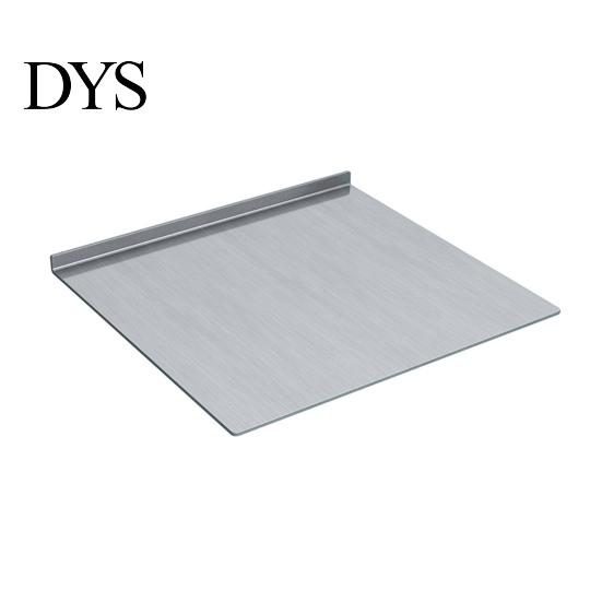 Heavy-duty Chopping Board Stainless Steel Cutting for Kitchen Non-Slip Dough Pastry Frosted Texture with 90-degree L-Shaped Edge Large Countertop Mat