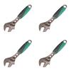 Adjustable Wrenches Movable Spanners Heavy Duty Adjustable Wrenches for Industrial Plumbing Manual Repair Tool