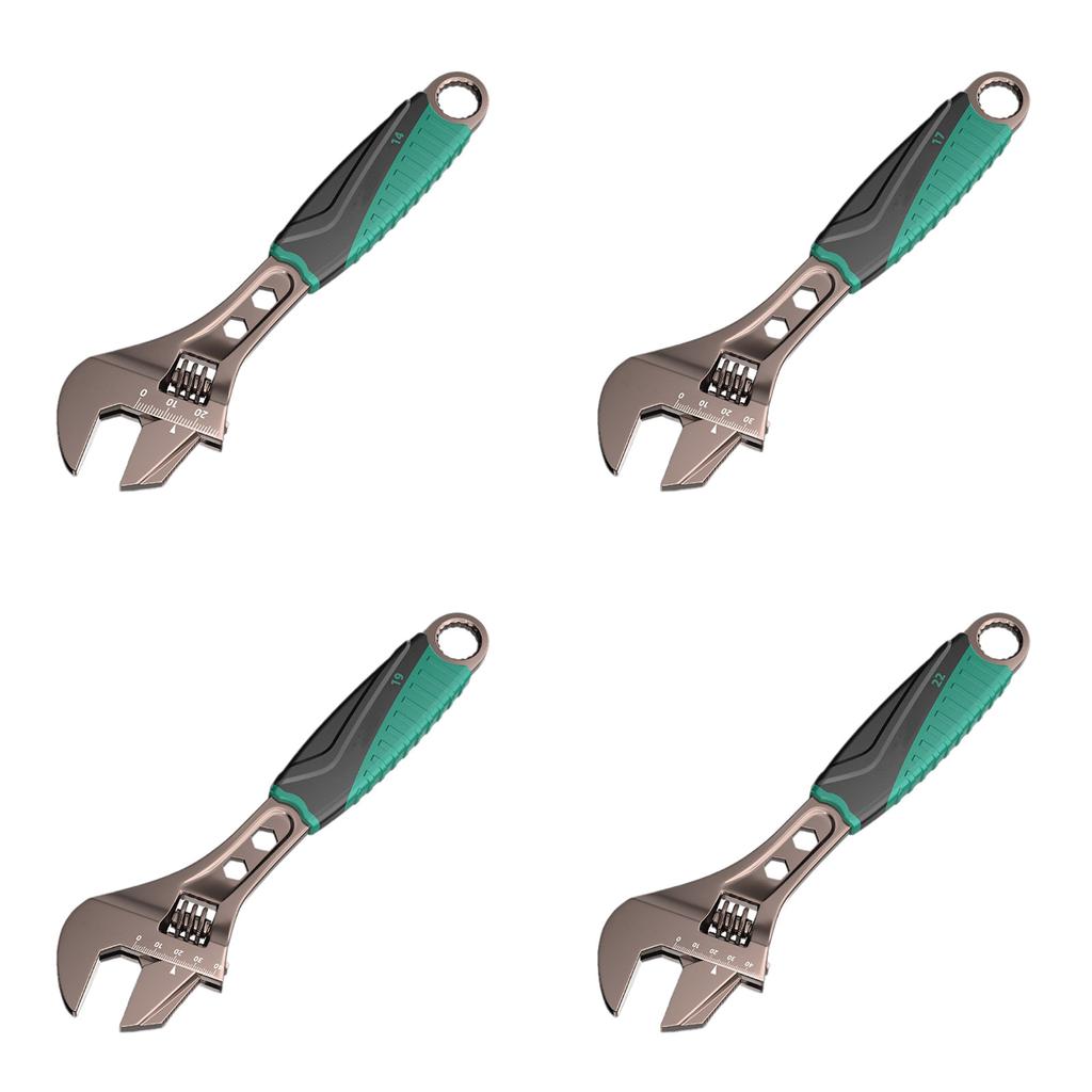 Adjustable Wrenches Movable Spanners Heavy Duty Adjustable Wrenches for Industrial Plumbing Manual Repair Tool