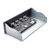 USB 3.2 Typ-C Panel für optisches Laufwerksschacht, 10 Gbit/s, 3,5/5,25 Zoll HUB, 19-PIN auf C-Port Wendeanschluss