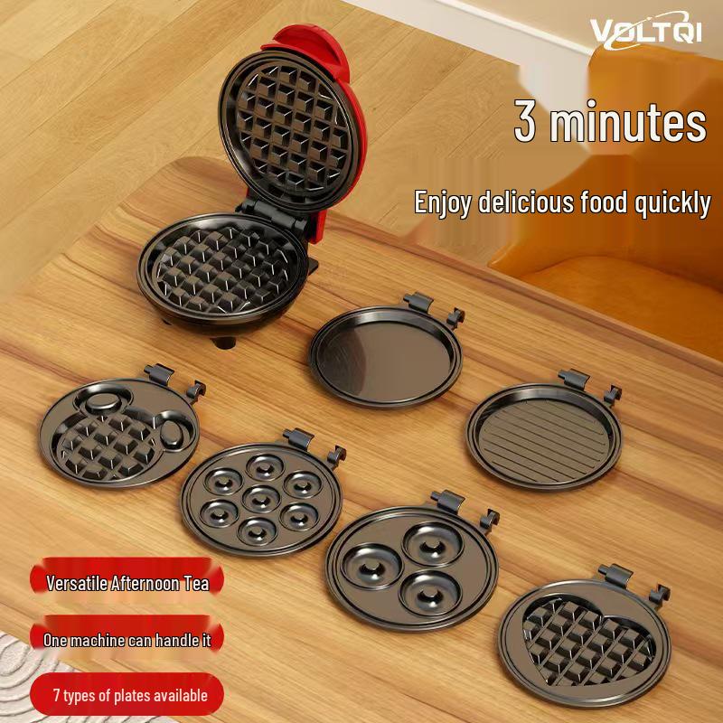 Tech Multifunctional Breakfast Machine: Bread Maker, Sandwich Press, Grill & Waffle Maker