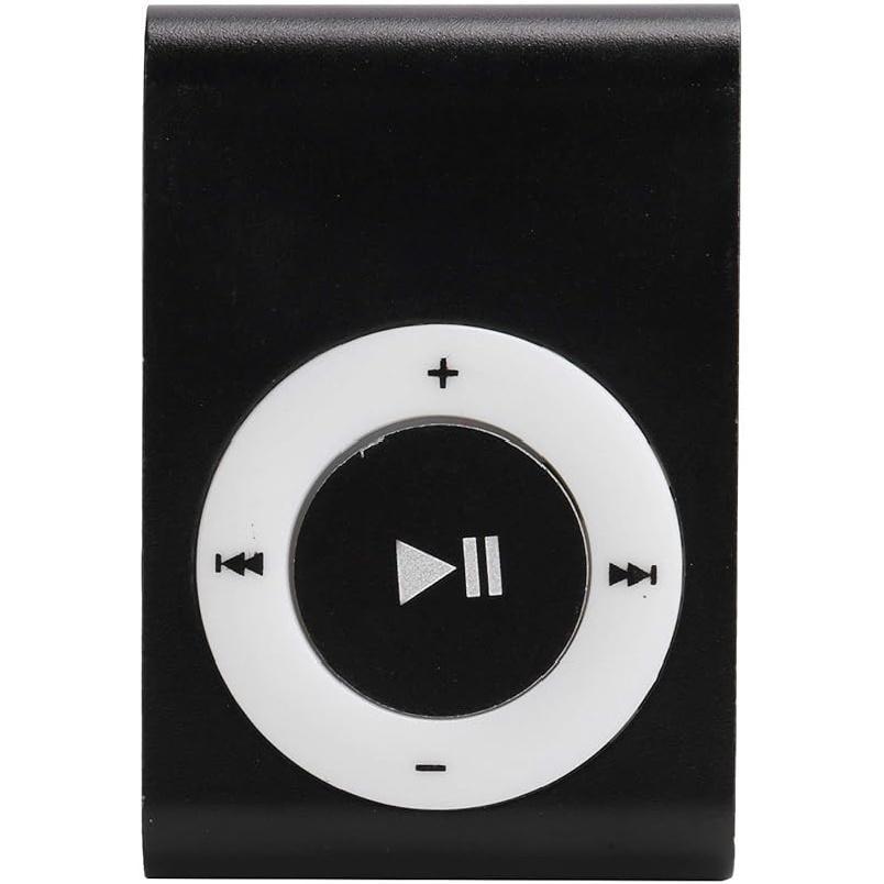 

MP3-плеер, портативный цифровой музыкальный медиаплеер, мини-MP3-плеер с клипсой на задней панели, с наушниками и USB-кабелем для ходьбы, бега и т. д.(черный) чёрный