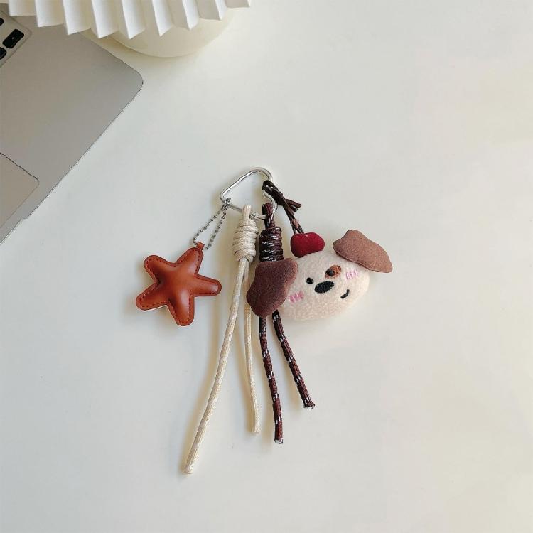 Delightful Plush Bear Bag Charm Cartoon Keychains For Women and Girls Stylish Bag Pendant Cute Car Accessories Decors
