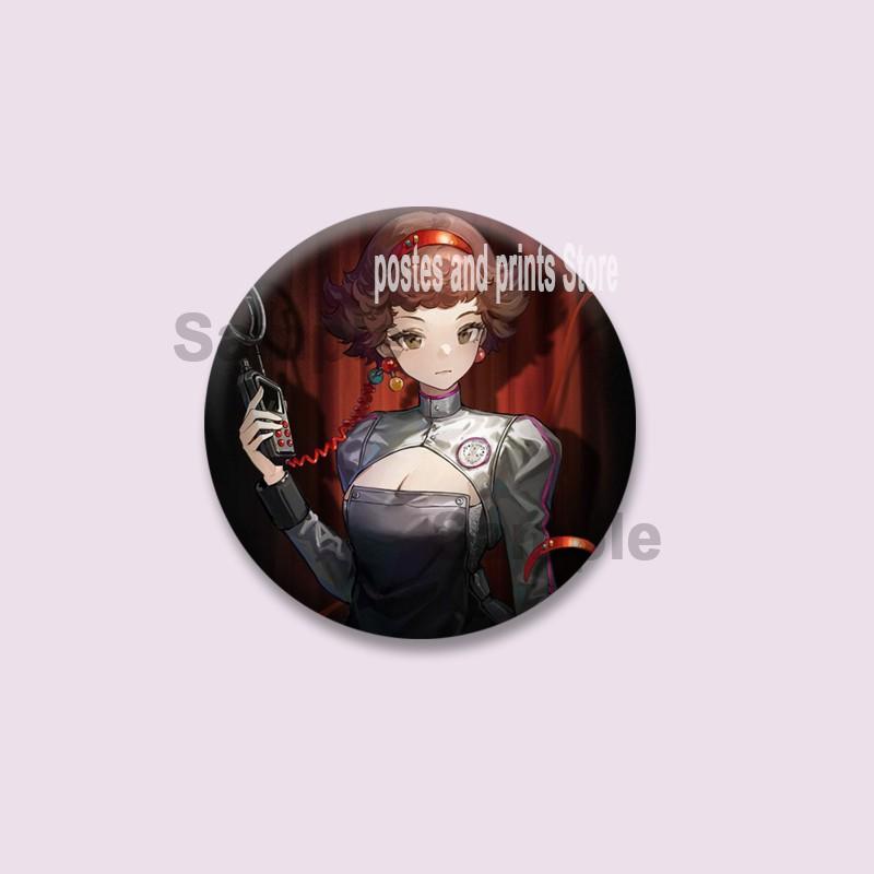 Anime Game Reverse 1999 Circular Brooches Cartoon Character Enamel Pins Backpack Clothing Hat Jewelry Badge Accessory XMAS Gifts