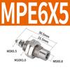 MPE Series Bore 4/6/10/15mm, Stroke 5/10/15/20mm-B  Miniature Male Threaded Micro Single Action Spring Cylinder