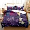 Anime Natsume Book of Friends Nyanko Bedding Set Duvet Cover Sheet Printed Pillowcase Bed Full Queen King Size Comforter Bedroom
