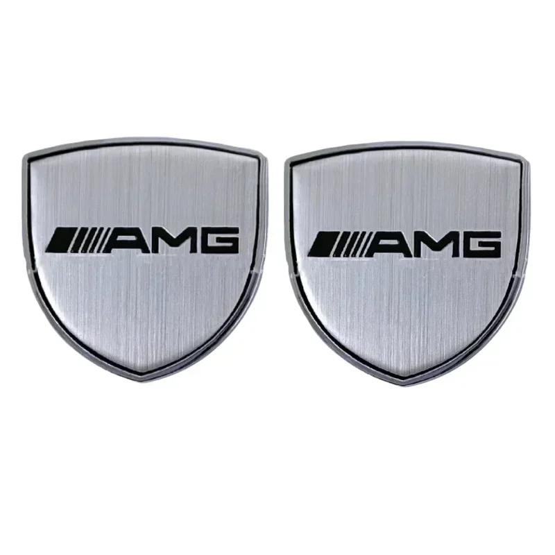 

C200 E200 New 2025 For Mercedes Benz 2 pieces 3D Metal Car Window Trunk Emblem Decor Sticker For Mercedes Benz AMG W253 X253 X20 2pcs
