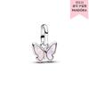 Pink Butterfly Mini Dangle Charm 793825c01