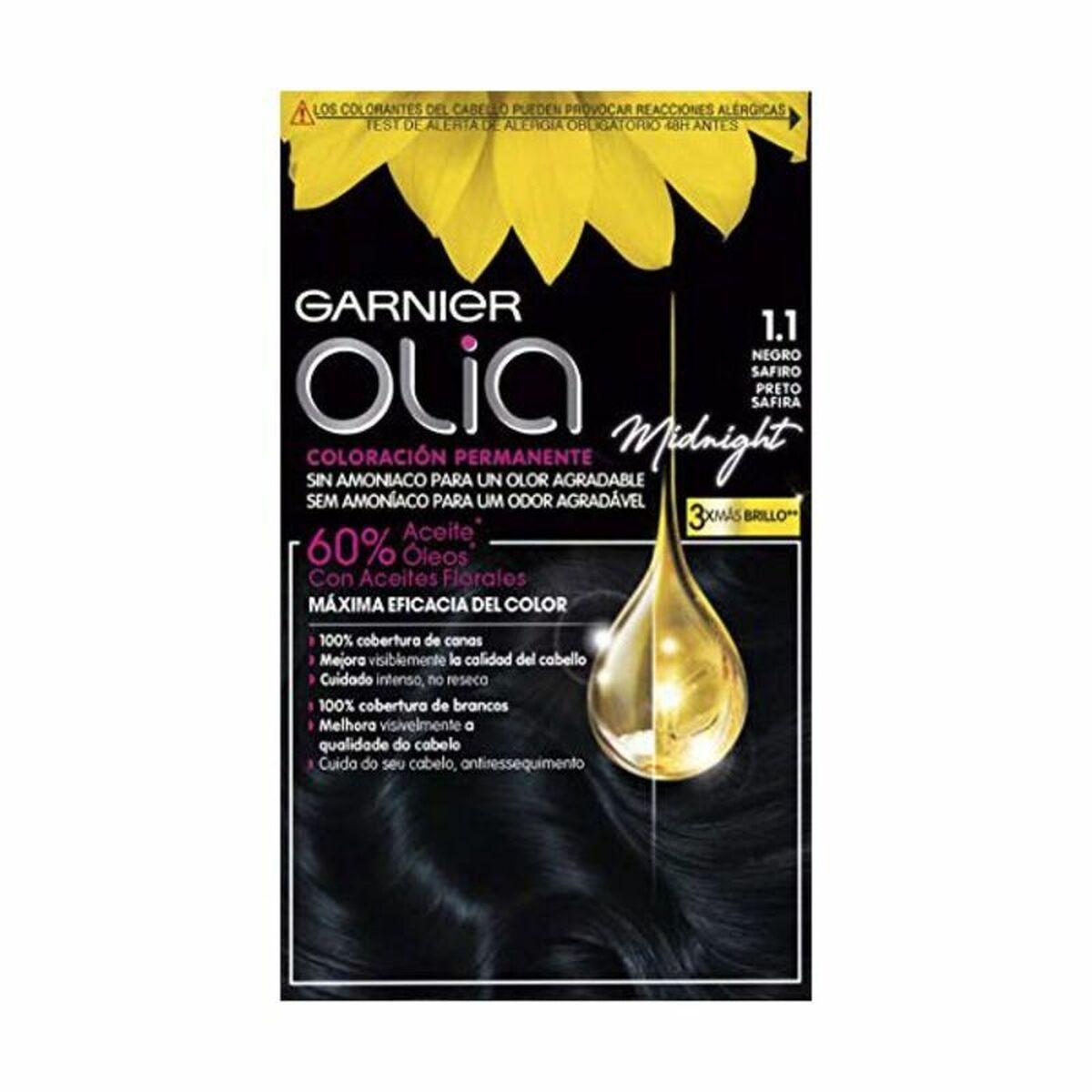 

Garnier Olia Permanent Dye Ammonia-Free No. 1.10 Black Sapphire