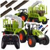 Duży Traktor Z Przyczepą Ciągnik Zdalnie Sterowany Pilot R/C Na Akumulator