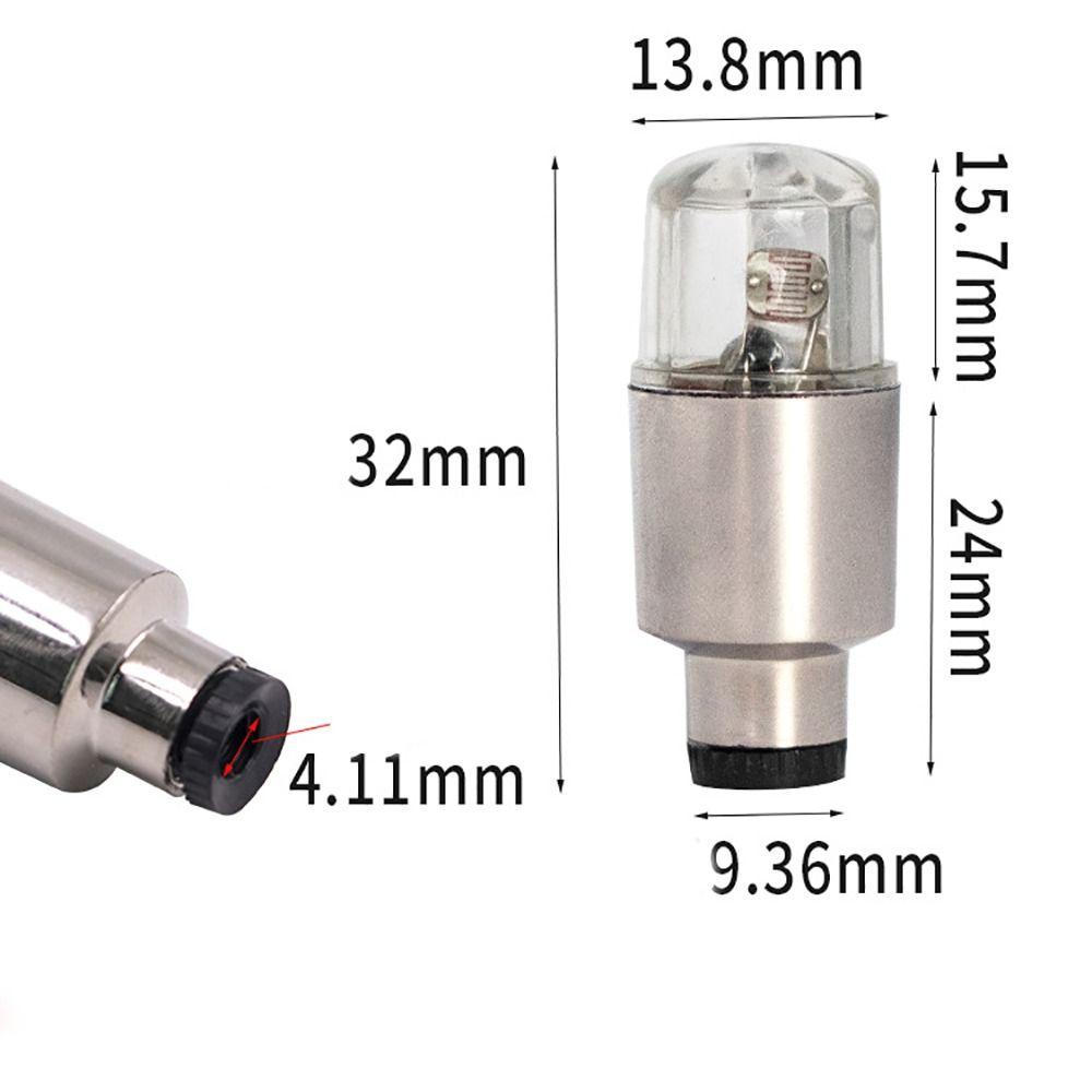 LED Tire Valve Stem Cap Lights, Neon Spoke Flash Light Bulb Tire Valve Lights, Waterproof Wheel Tyre Valve Dust Cap