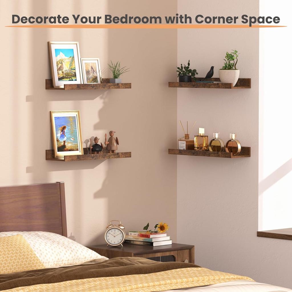 Schweberegale, Hängendes Ausstellungsregal Wandregal, Eingebautes beleuchtetes LED-Lagerregal, 1 Stück Wandmontierte leuchtende Regale