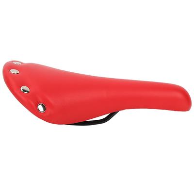Sella Morbida per Bici da Strada di Alta Qualità Ammortizzata Impermeabile Accessorio Bicicletta(Rosso)