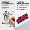 1pc 3D Metal Car Styling Logo Mugen Power Sticker Emblem Rear Badge Chrome Decal For Car Trunk For Honda Civic Accord CRV