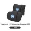 Car Leather Headrest Pillow Neck Lumbar Support Soft Lumbar Cushion Beige For Volkswagen VW Jetta Golf Beetle CC EOS MK2 MK4 MK5 HY3