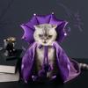 Vampire Cape Halloween Costume Set with Hat for Cats And Dogs Magic Cloak Pet Cosplay Clothing Accessories