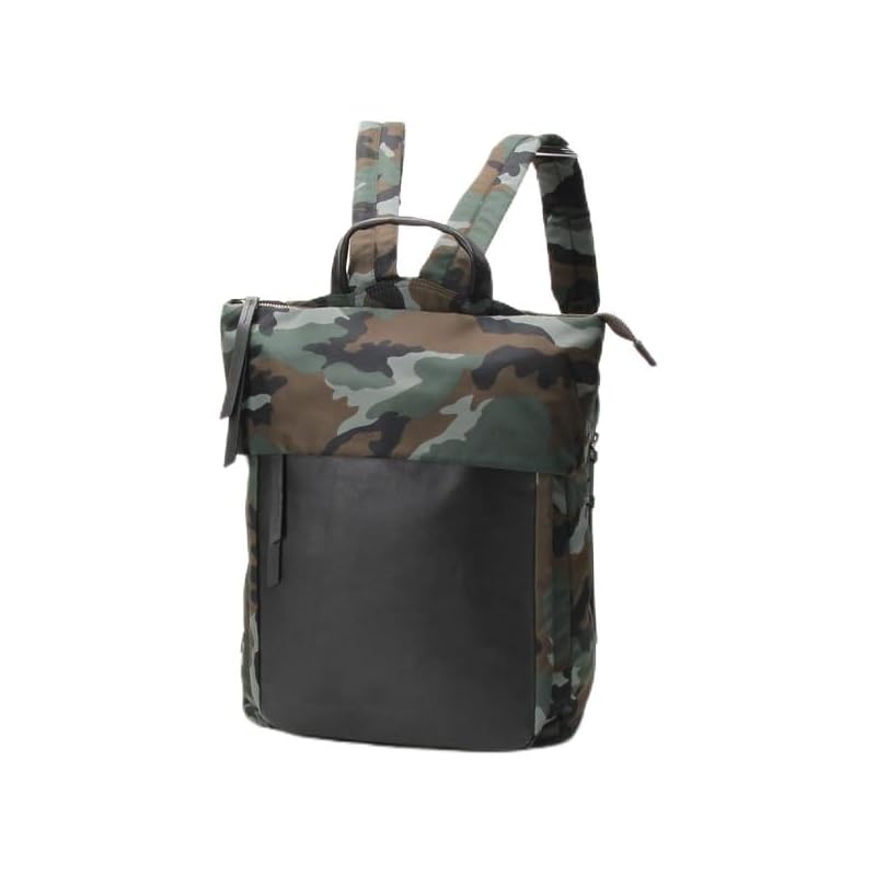 

[Isaac] backpack nylon cowhide backpack 2001014SC Camouflage (green)(86)