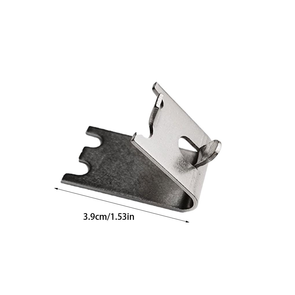 12pack/lot Premium Stainless Steel Easy Installation For Wide Stainless Steel Durable Fridge Shelves